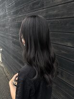 エクファ ヘア シェリル 草津 南草津店(ex-fa hair cherir)&nbsp;ミルクティーブロンド/ダークブルー/デジタルパーマ/南草津