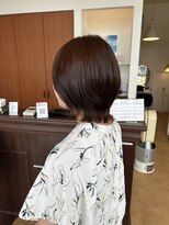 ウーラバイウェルズ 大和八木(U-ra by wells)&nbsp;襟足すっきりブラウンショート