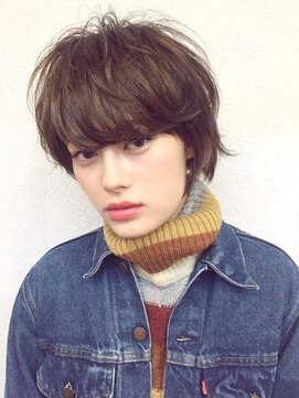 オルセン(OLSEN) 【BALLOON HIAR】ベビーショート×小顔×ミルクティーカラー