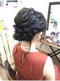 ブライダルふわアップアレンジ【ヘアメイク  立川/立川南/袴】