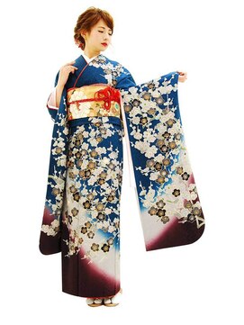 ゲッカビジン(GEKKABIJIN) レンタル振袖FS-55 39000円《東京着物レンタル六本木月下美人》