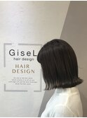 【GiseL】グレーアッシュ×外ハネボブ