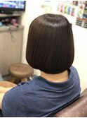 髪質改善トリートメント 落ち着きのボブスタイル