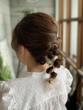 ニキ ヘアー ネイル 子安店(niki hair, nail) リボンアレンジ