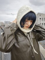 スリール バイ ミリー 江坂(Sourire by milly)&nbsp;【Sourire江坂】インディゴターコイズブルージュ×ボブウルフ