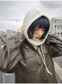 【Sourire江坂】インディゴターコイズブルージュ×ボブウルフ