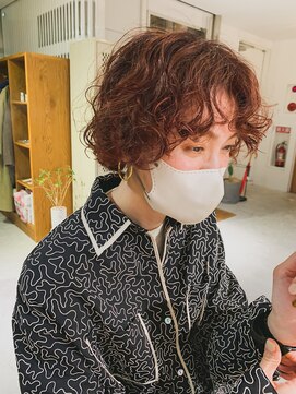 ネイビー(nvy) もふもふパーマ