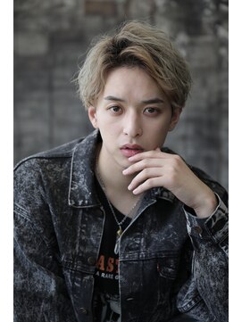 ラッドバイプティパ(rad...by petit-pas) ＊メンズ/アップバングショート/ブリーチカラー＊