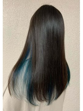 フラココ 神楽坂(hurakoko kagurazaka) 【hurakoko松下仁美】ターコイズインナーカラー