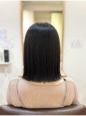 艶髪/切りっぱなし/30代40代50代/髪質改善