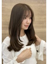 ナナナパレナ 梅田店(nanana parena) 韓国トレンドヘア♪ぷるんとレイヤーまろやか透明感ベージュ