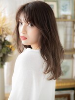 カバーヘア ブリス 戸田公園西口店(COVER HAIR bliss)&nbsp;外国人風シースルーバングこなれヘアh3戸田公園代30代40代