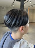 ナチュラルストレートセンターパート