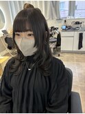 ウルフカット×セミロング
