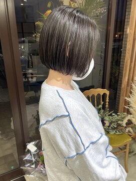 ラフ(laugh) ボブ×ハイライト