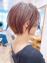 セイドット リー(Say. Ree)&nbsp;say.イメチェン外ハネボブ美髪ワイドバングミルクティーベージュ