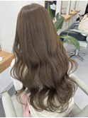 くすみベージュ 透明感 透け感