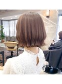 外ハネボブ×メルティカラー×似合わせカット[横浜駅]