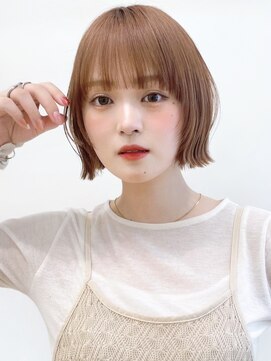 セイドット リー(Say. Ree) say.ボブミニボブくびれボブレイヤーボブコーラルオレンジ暖色