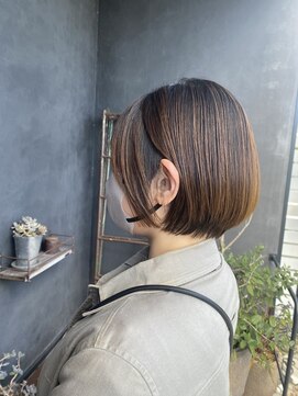 ナナ バイ ピケ(nana by pique) ナチュラルボブ/耳かけスタイル／お手入れ簡単/20代/30代/40代