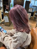 ランソ 新宿(RUNSO)&nbsp;ハッシュカット×ラベンダーピンク