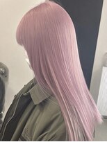 ネハス 名古屋栄店(nehus.)&nbsp;ピンクカラー/ブリーチカラー/ウルフカット/レイヤーカット