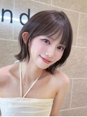 h66 レイヤーボブ、髪質改善、暗髪