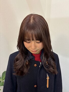 エフ ヘアーアンドリラクゼーション(F. hair & relaxation) ほんのりラベンダーの透明感カラー小顔