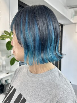 キラ 静岡(KILLA) アンブレラカラー/ブリーチデザインカラー/くびれボブ/レイヤー