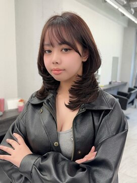 ミニョン(Mi9non) 【似合わせカット】ミディアムレイヤーカット