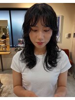 シム 千葉(sim)&nbsp;千葉駅/着物ヘア/大人ガーリー/ダークアッシュ/似合わせカット