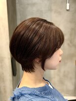 エリマ 調布(elima) 調布イルミナカラーマッシュショートミルクティーベージュカラー