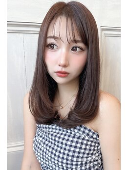 ティンカーベル(TINK‐A‐BELL)の写真/悩みが絶えないその髪に…縮毛矯正独特の硬さが柔らかさに変身、進化したナチュラルスタイルに◇゜。