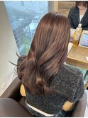〈藤間〉ラベンダーブラウン/ブリーチなしカラー/大人かわいい