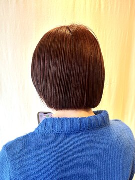ココカラヘアー ニコ(cococara hair nico) ボブ/髪質改善/トリートメント/ブラウン/顔まわりカット