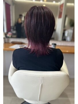 ヘアメイクアモーレ 光の森店(Hair Make Amore) インナーカラー×ピンクラベンダー
