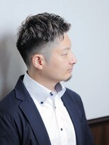 LAVIE NEW STANDARD BARBER横浜店　別邸　〈理容室〉&nbsp;ダークアッシュ/カルマパーマ/アッシュブラック<理容室>[横浜駅]