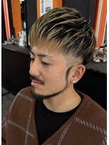 バーバートミーズ(BARBER Tommy's) 20代30代メッシュハイライトメンズカラー
