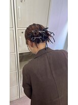 シエル フクオカ(CIEL FUKUOKA) リボン付きヘアセット☆