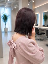 フォト 新宿三丁目(foto) 髪質改善地毛風縮毛矯正くびれレイヤー切りっぱなしボブ