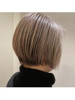 ヘアスタジオルース(HAIR STUDIO LUZ)&nbsp;40代50代60代の大人ボブ/白髪ボカシハイライト/堀江/北堀江