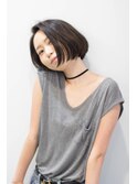 切りっぱなしボブ