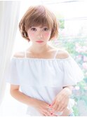 ふんわりボブでガーリーな印象に☆