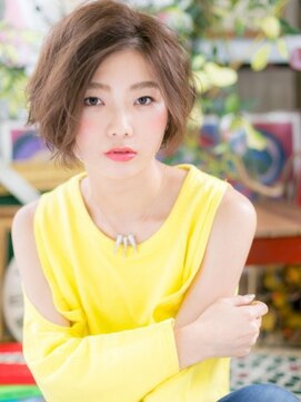 カバーヘア ブリス 大宮西口(COVER HAIR bliss) *bliss大宮*アシンメトリー★くせ毛風大人ピュアショートa