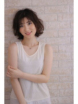 ソア 武蔵小杉(SOAR) ひし形小顔耳かけ大人かわいいくせ毛風グラマラスふわミディ