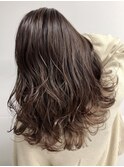 楽にスタイリング♪ ラフふわカール ミディアムスタイル