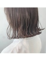 ライムヘアービューティフィー(Lime hair beautify)&nbsp;ミディアム外ハネボブ☆【きりっぱなしボブ、30代、40代、50代】