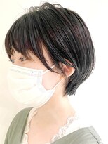 ゴーズゴードットビー 吉祥寺(go s go .b)&nbsp;大人女子黒髪束感前髪おくれ毛ショートボブ【吉祥寺/イルミナ】