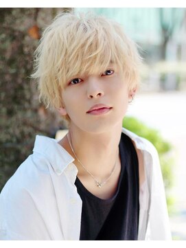 クーエフー(coo et fuu) 20代30代40代メンズショートフェザーマッシュハイトーン無造作