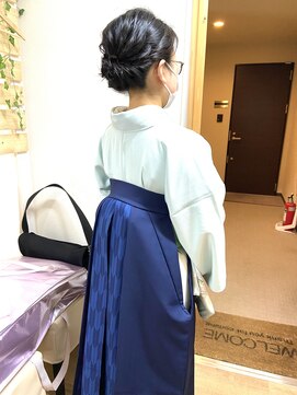 ロカット サロン(Roquat Salon) 卒業式袴ヘアアレンジ【ヘアセット　立川/国分寺/立川南/国立】